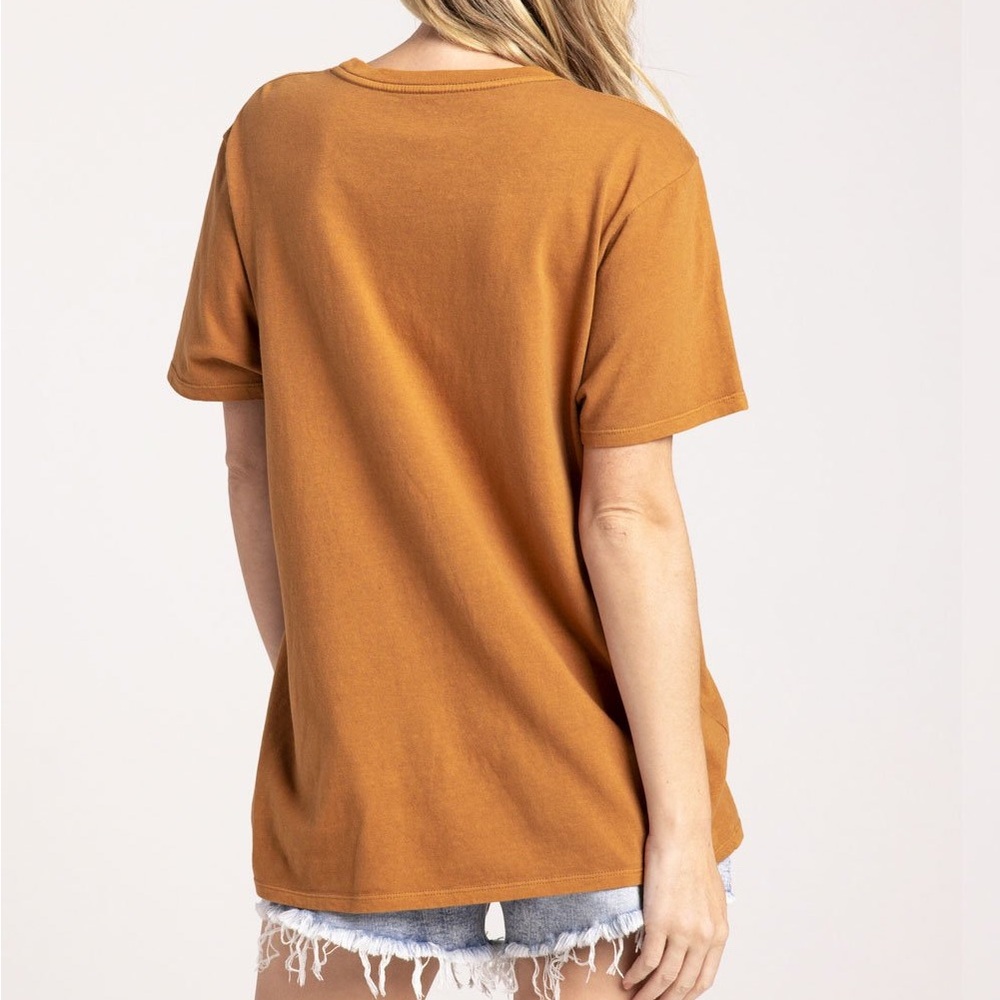 Boho Festival Southwest O'NEILL Crescent Canyon Oversized Graphic Tee Sz L EUC - Picture 4 of 6